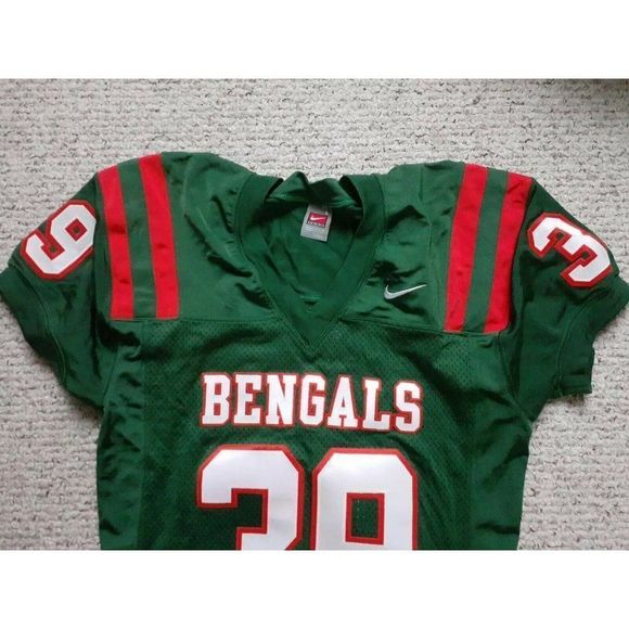 Nike Team Bengals Jersey #39 Green and Orange Adult Size Large Nike Team Apparel - Picture 4 of 5